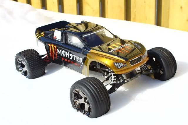 traxxas rustler black body